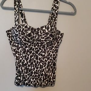 Charlotte Russe leopard tank